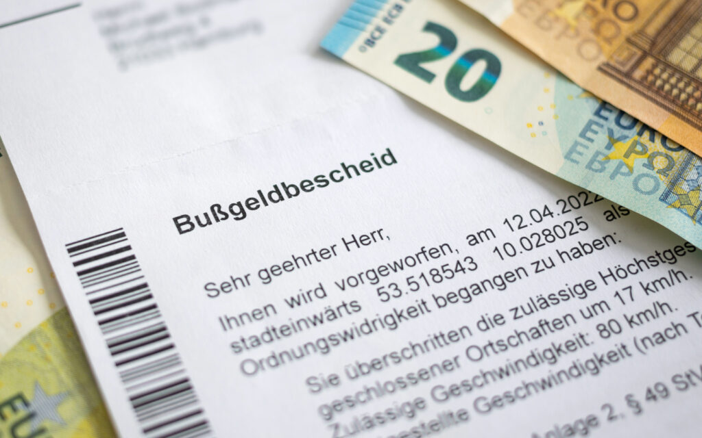 Bußgeldbescheid Einspruch einlegen: Beratung